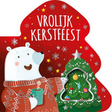 Vrolijk kerstfeest - vormboek 0+