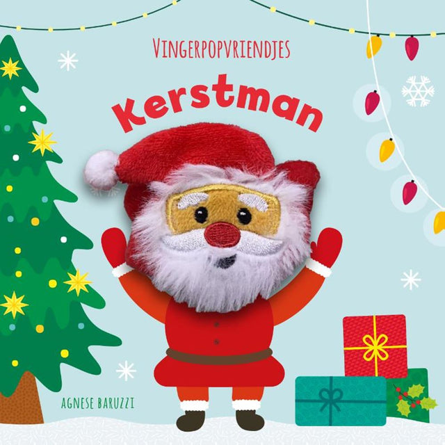 Kerstman - vingerpopvriendjes 1+