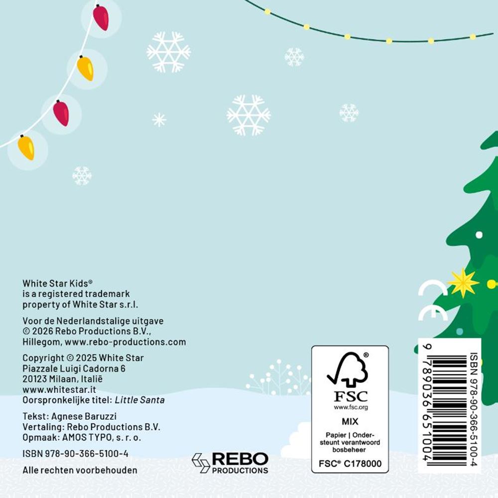 Kerstman - vingerpopvriendjes 1+