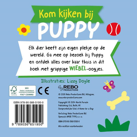 Kom kijken bij puppy. met wiebeloogje 1+ | 2 stuks