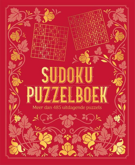 Sudoku puzzelboek rood (volume 2) -