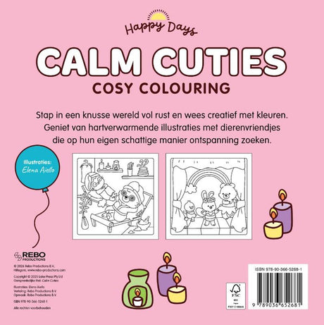 Calm cuties - happy days cosy colouring