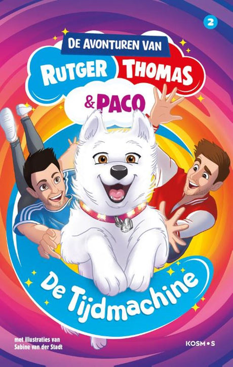 Das zentrale Buch beherbergt die Abenteuer von Rutger, Thomas und Paco – der Zeitmaschine