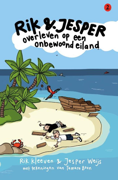 Rik und Jesper überleben auf einer einsamen Insel – Kinderbuch