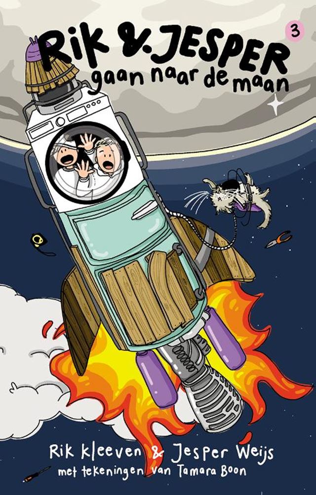 Buch Rick und Jesper fliegen zum Mond