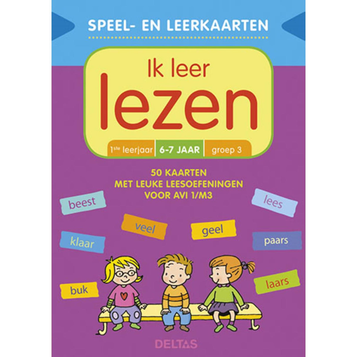 Deltas -Spiel- und Lernkarten - Ich lerne zu lesen, Gruppe 3