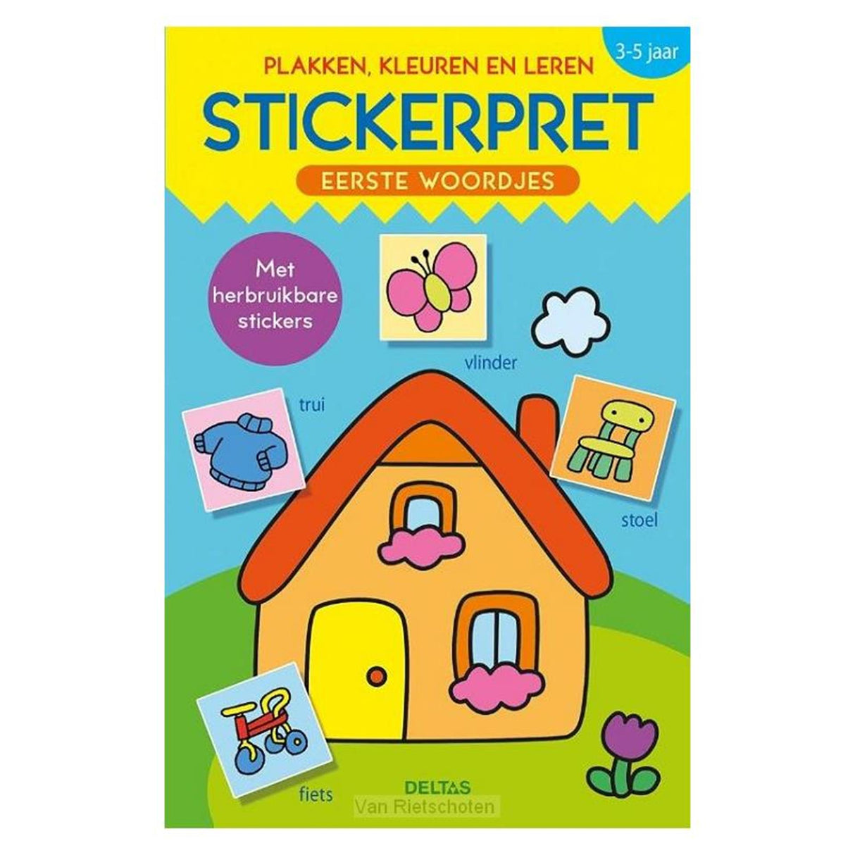 Deltas Aufkleberspaß – erste Wörter (3–5 Jahre)