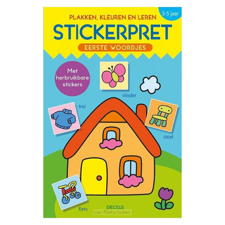 Deltas Aufkleber Spaß Erste Wörter kleben, Farben und Lernen (3-5 Jahre)