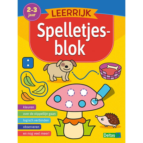 Deltas Lernspielblock für 2-3 Jahre