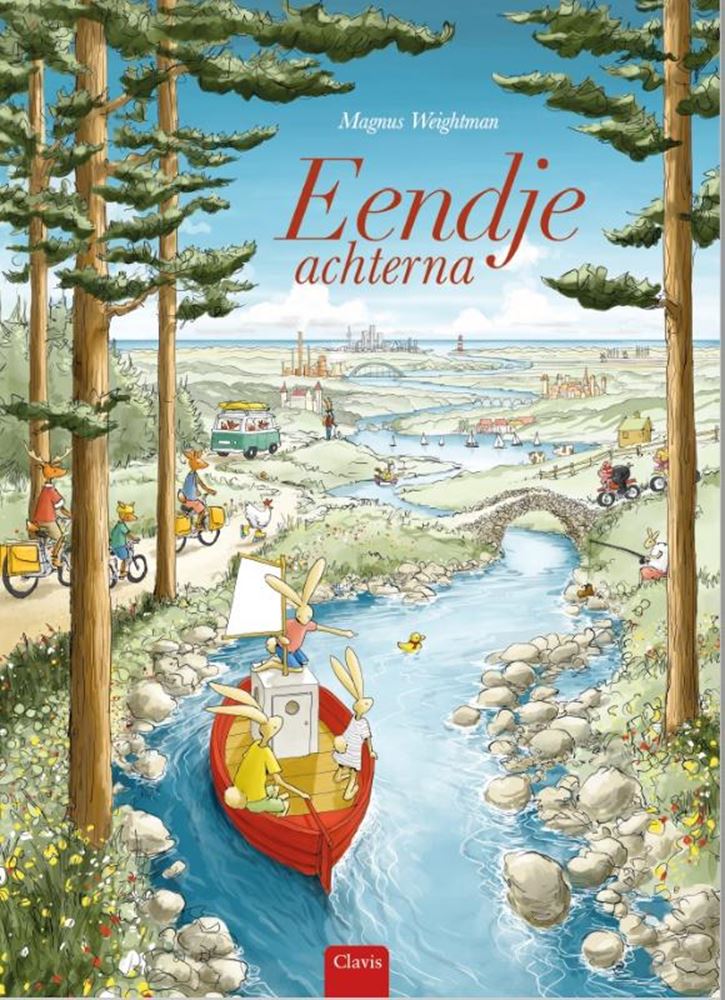 Eendje achterna met notitieboekje. 4+