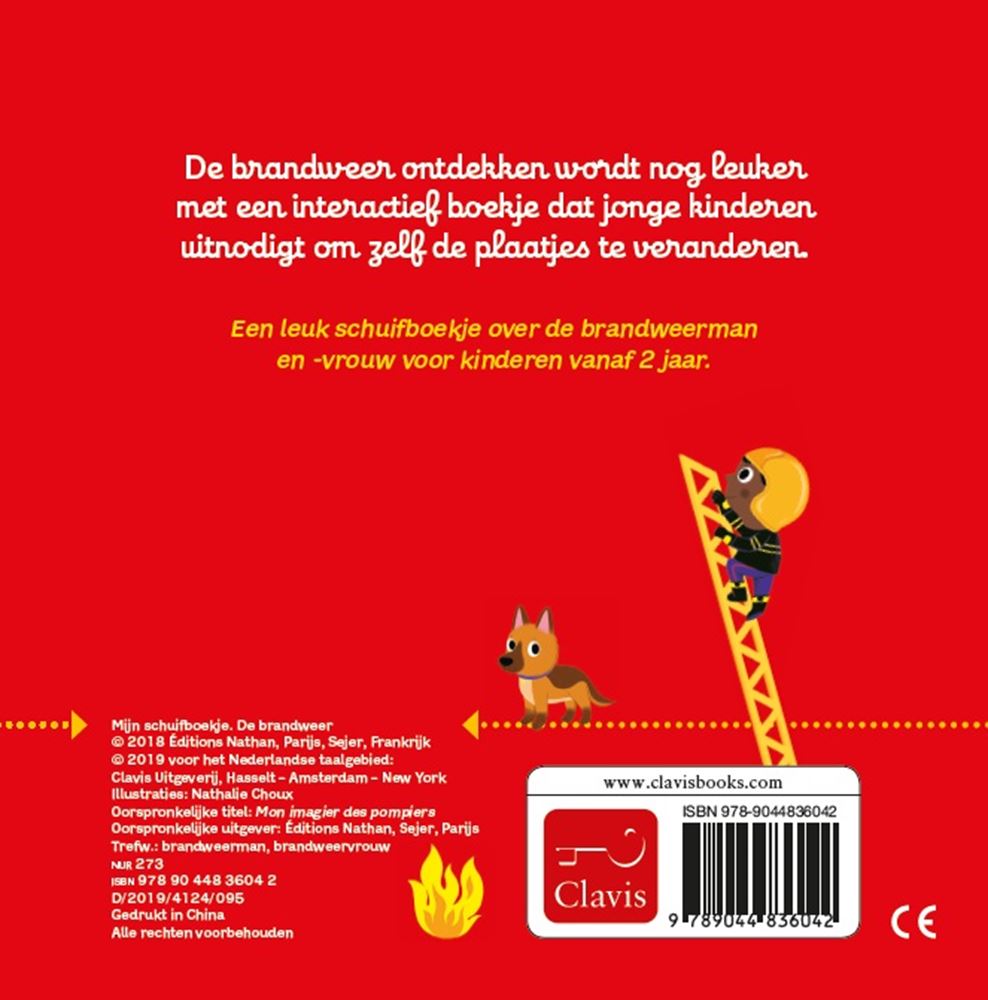 Mijn schuifboekje: de brandweer (karton)