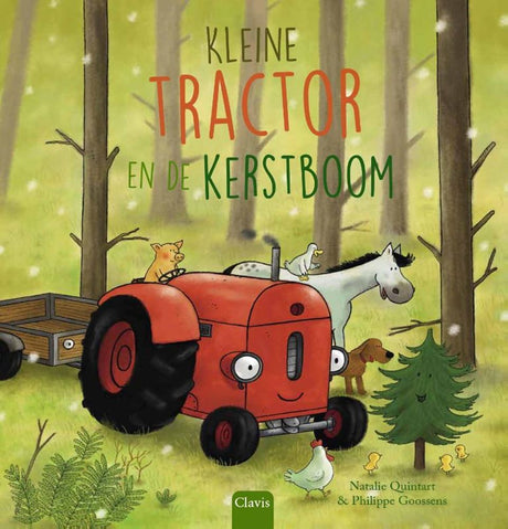 Kerst: kleine tractor en de kerstboom. 4