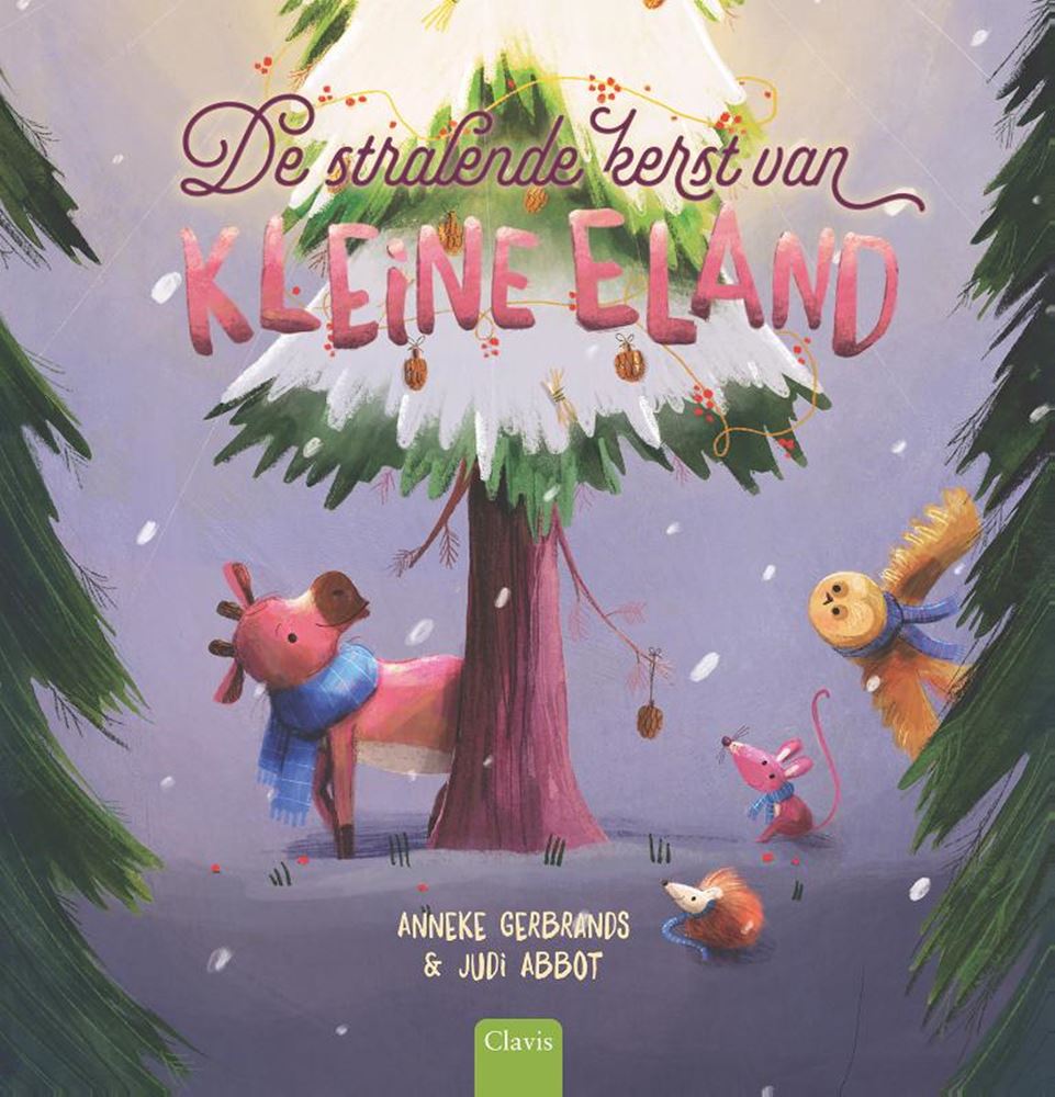 De stralende kerst van kleine eland 4+