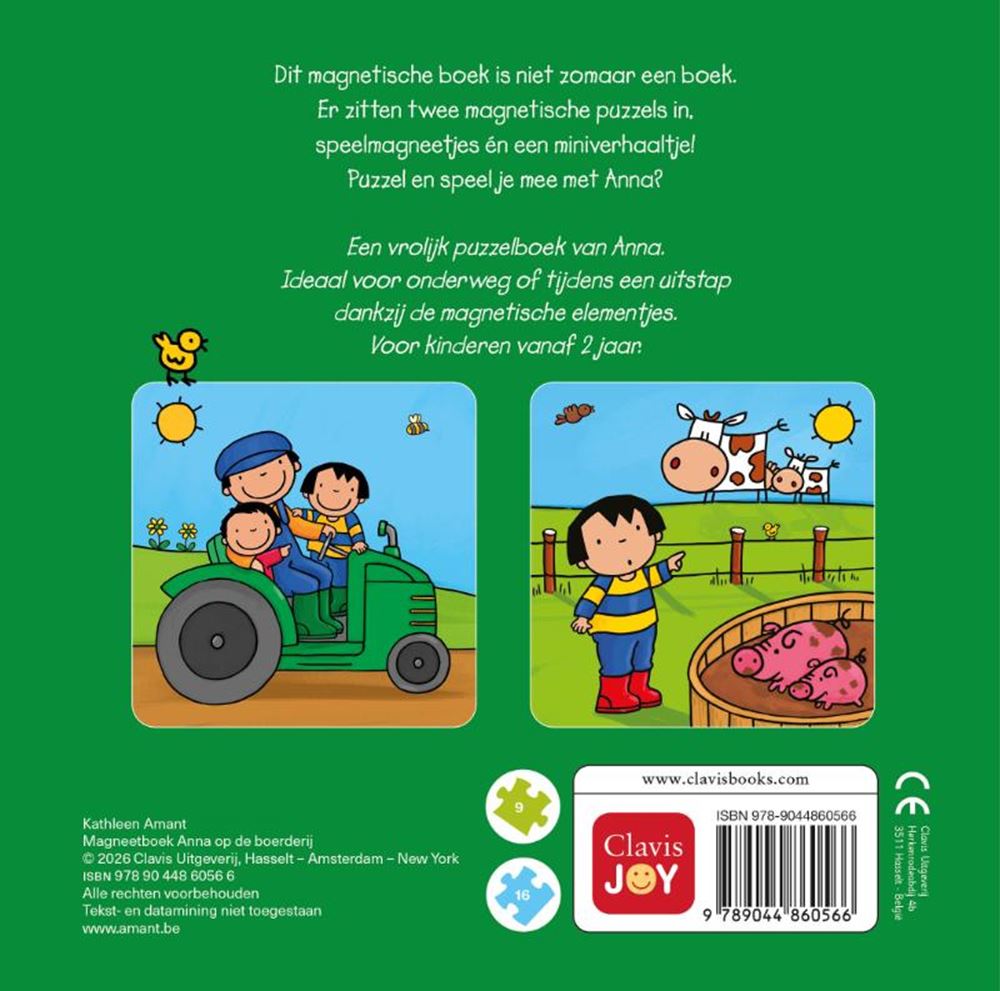 Magneetboek anna op de boerderij 2+