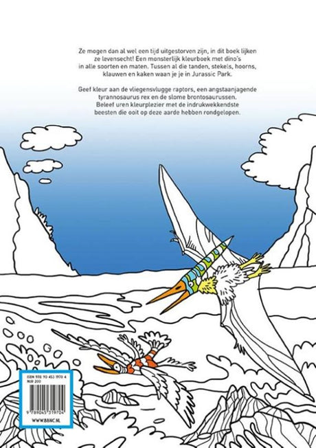 Kleurboek: dinosaurus. | 2 stuks