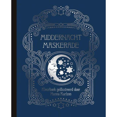 Kluitman Mitternachtsmaskerade-Malbuch 64 Seiten