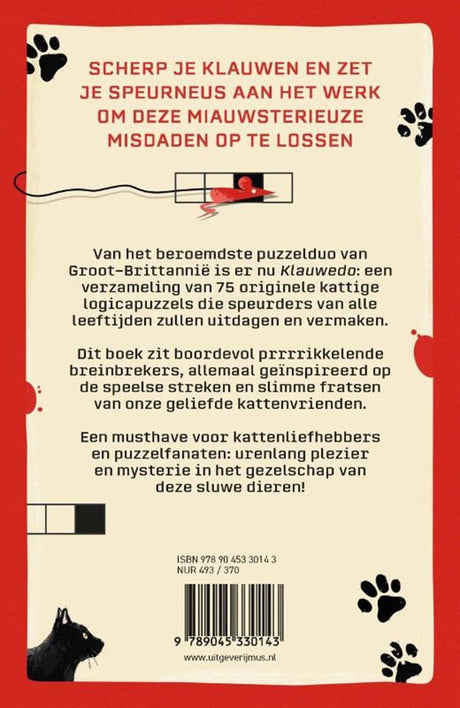 Uitgeverij mus puzzelboek: klauwedo. 75 katastrofale mi | 2 stuks