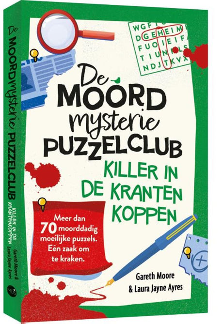 Uitgeverij mus de moordmysterie puzzelclub 3: killer in de krantenkoppen
