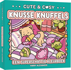 Uitgeverij mus kleurboek: cute cosy: knusse knuffels
