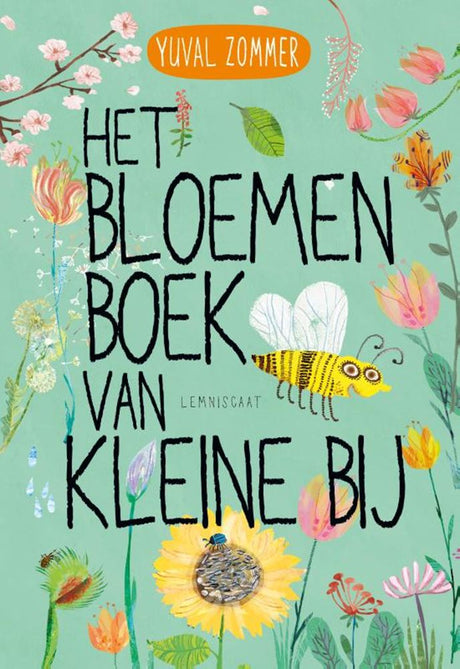 Kartonboehet bloemenboek van kleine bij. | 2 stuks
