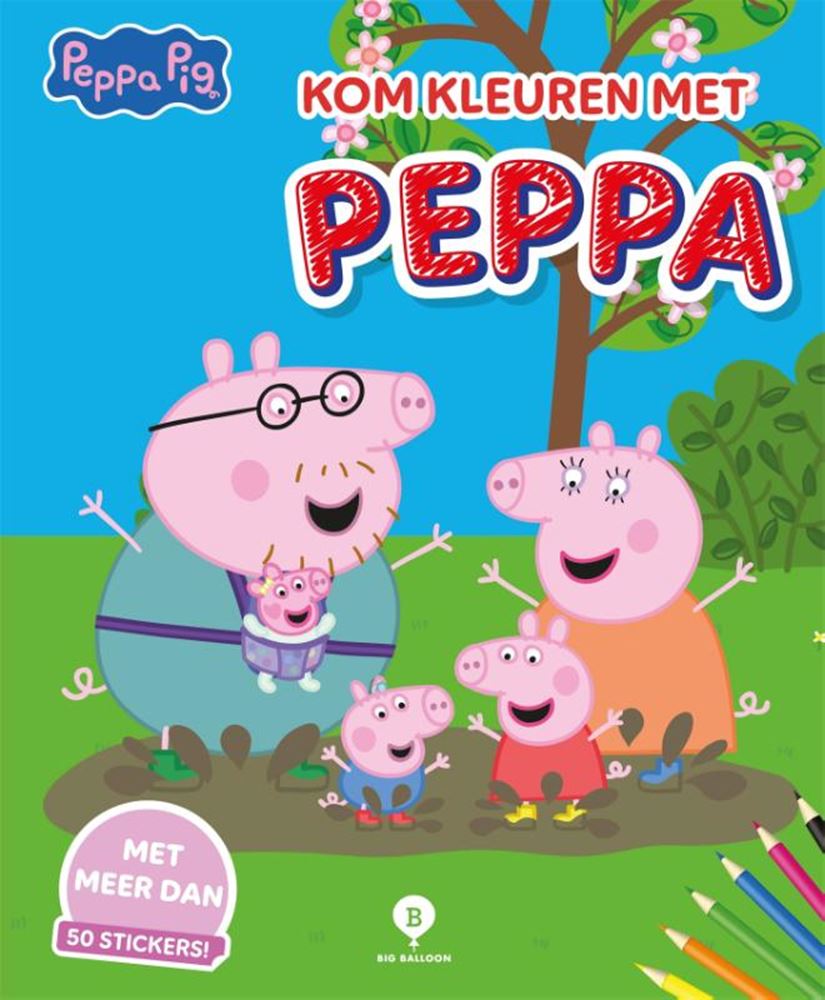Kom kleuren met peppa 3+