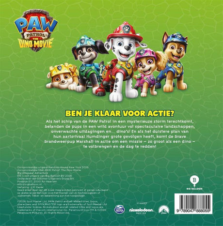 Het grote dino-avontuur van de paw patro