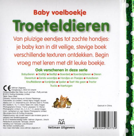 Zentrales Buchhaus für Babys, taktiles Buch, Haustiere