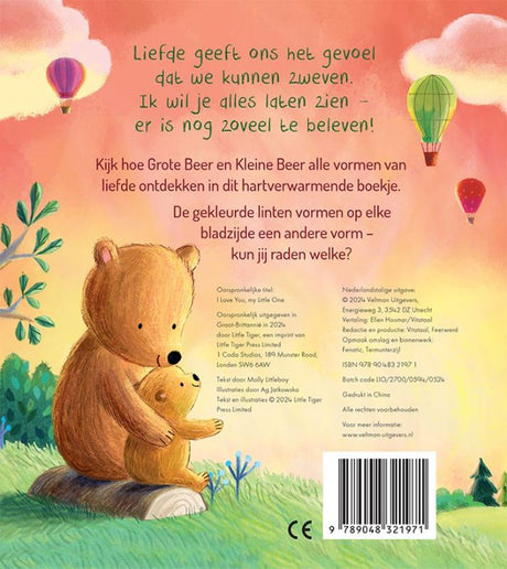 Kartonboek: ik hou van je, kleintje 1+ | 2 stuks