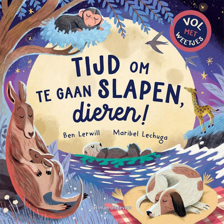 Prentenbtijd om te gaan slapen, dieren! | 2 stuks