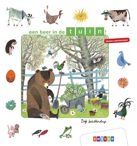 Kleinkinder des WPG-Verlags lesen gemeinsam ein Buch – ein Bär im Garten!