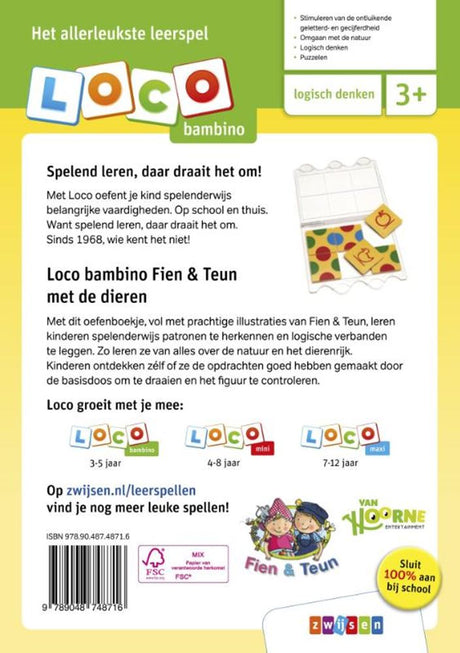 Loco Bambino-Übungsheft zum Spielen mit den Tieren