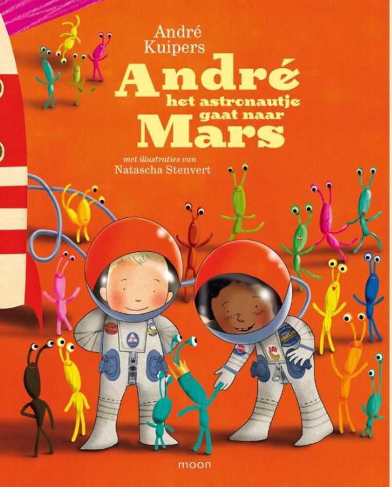 Central Book House Andre, der Astronaut, fliegt zum Mars