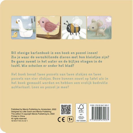 Little dutch : mijn dieren puzzelboek. 2+