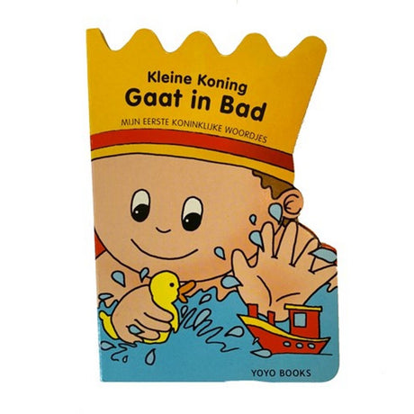 Einfach für Kinder: Der kleine König nimmt ein Bad