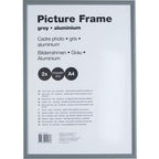 Aluminium wissellijst vk antireflex 21x29,7cm grijs