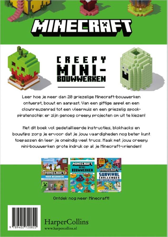 Minecraft creepy mini-bouwwerken 7+
