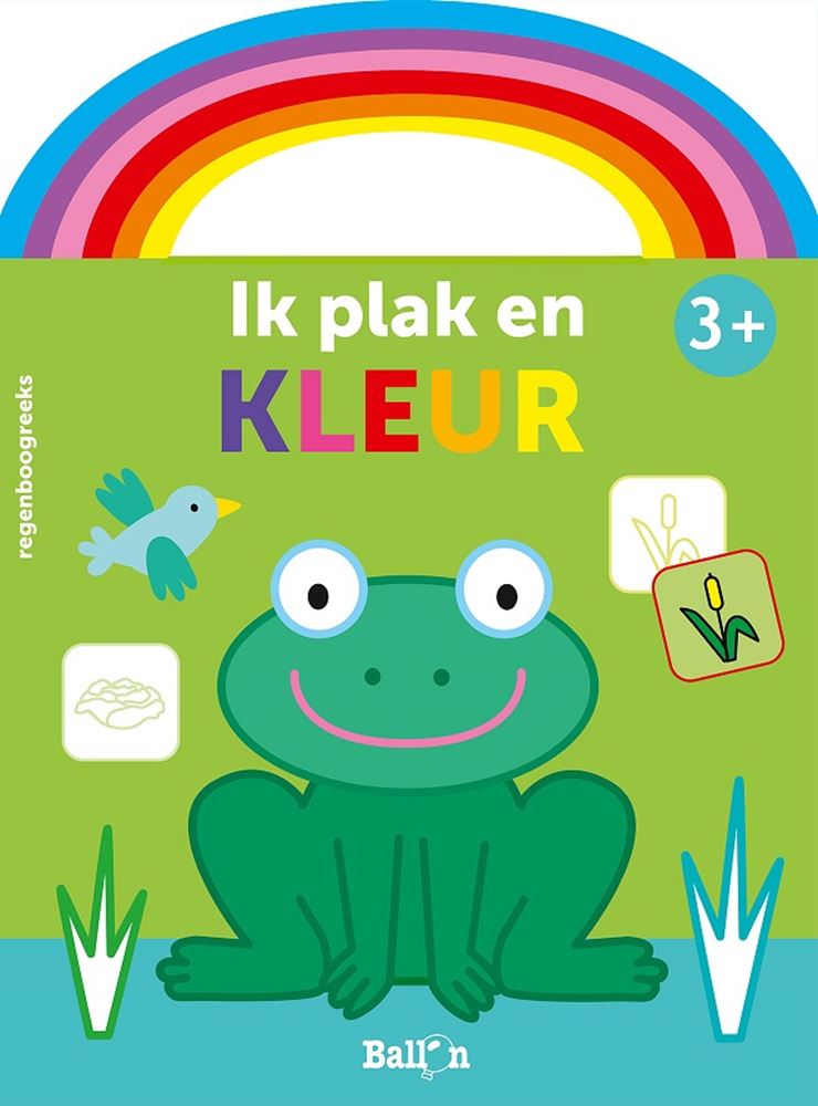 Standardverleger Ich klebe und färbe Frosch. 3+