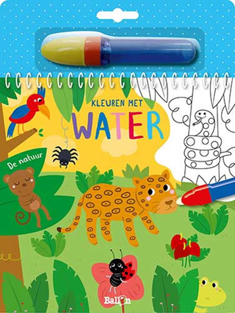 Ballonmedien mit Wasser einfärben: Natur. 4+