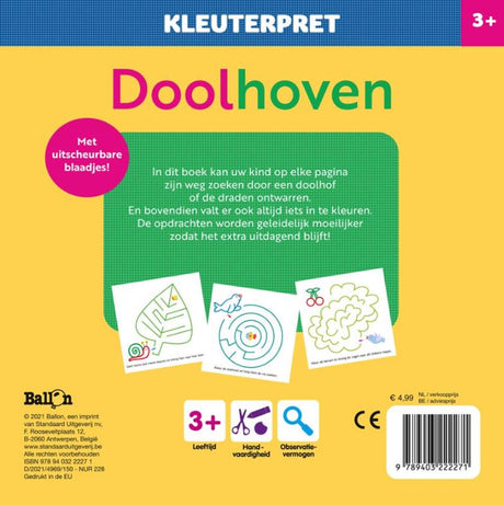 Standard-Verlagsspaß für Kleinkinder, Labyrinthe. 3+