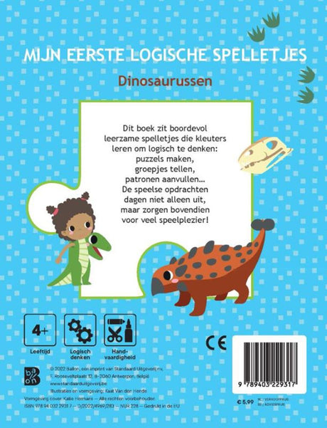 Standaard uitgeverij mijn eerste logische spelletjes, dinosau | 3 stuks