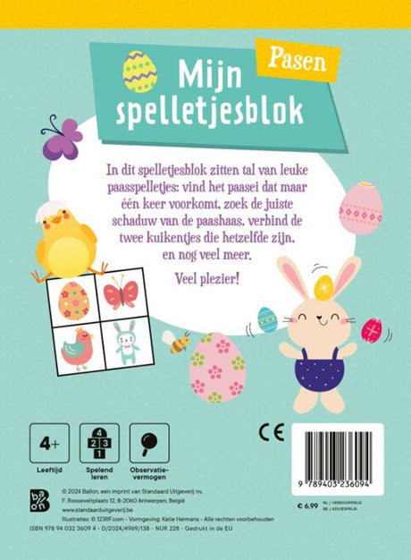 Mijn spelletjesblok pasen 4+ | 3 stuks