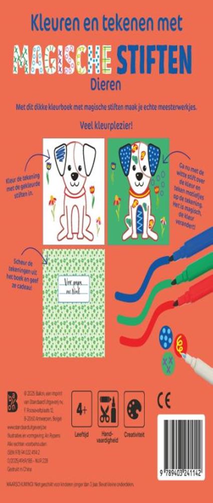 Standardverlag zum Ausmalen und Zeichnen mit magischen Markern – Tiere
