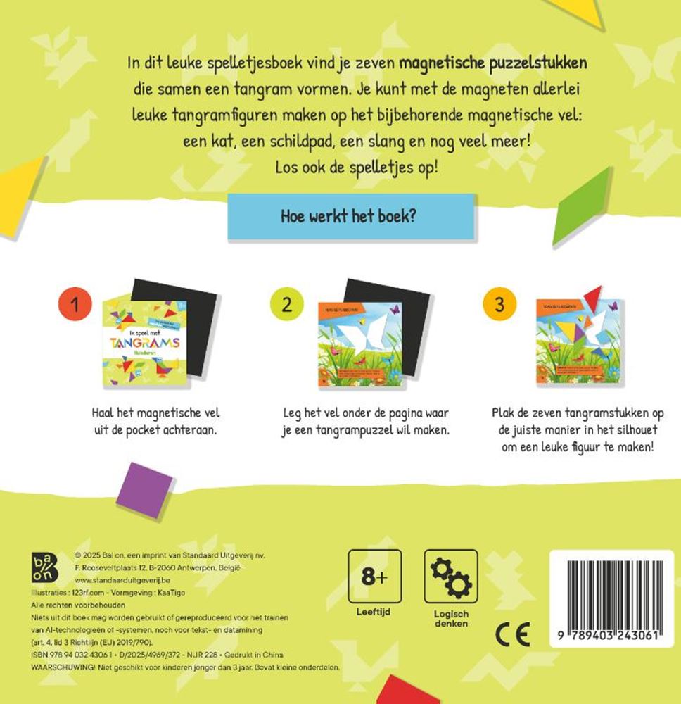 Ballon Ich spiele mit Tangrams: Haustiere