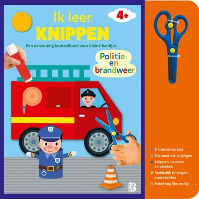Ik leer knippen: politie en brandweer 4+ | 3 stuks