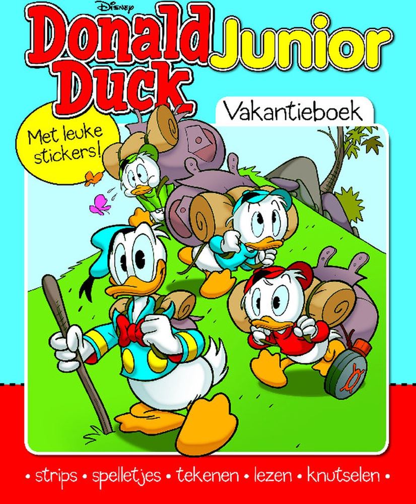 Donald Duck Junior Holiday Book mit Aufklebern