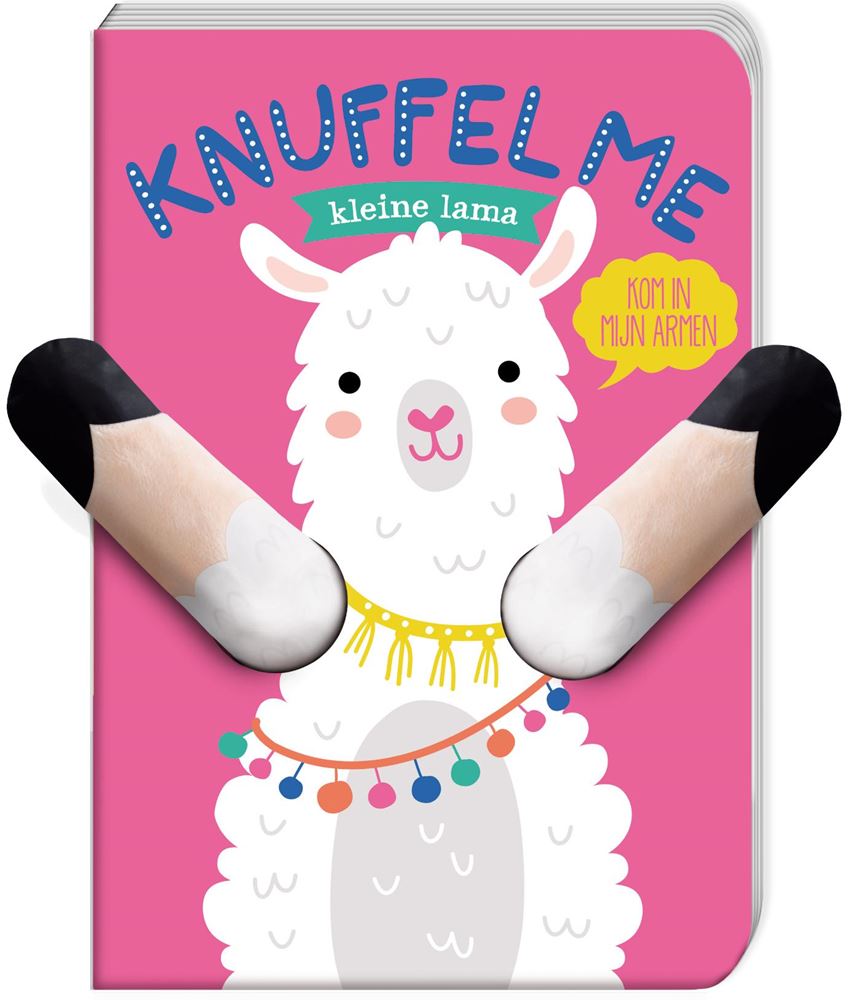 Imagebooks-Broschüre „Umarme mich – kleines Lama“.