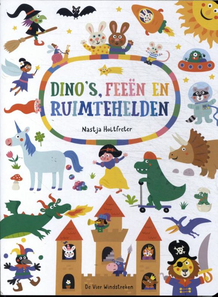 Karton: dino's, feeën en ruimtehelden 2+ | 2 stuks
