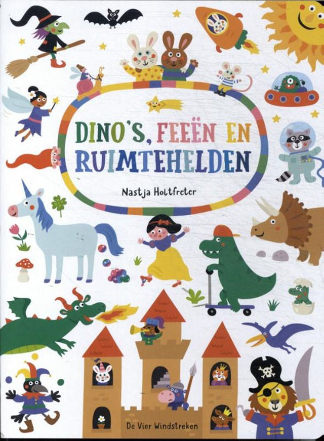 Karton: dino's, feeën en ruimtehelden 2+ | 2 stuks