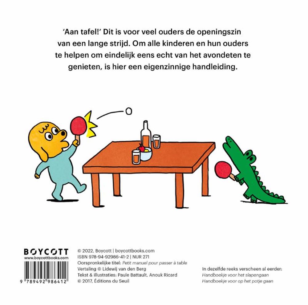 Handboekje voor het eten aan tafel 2+ | 2 stuks