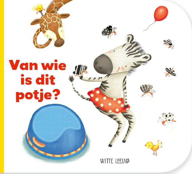 Kartonboek: van wie is dit potje? 2+ | 2 stuks
